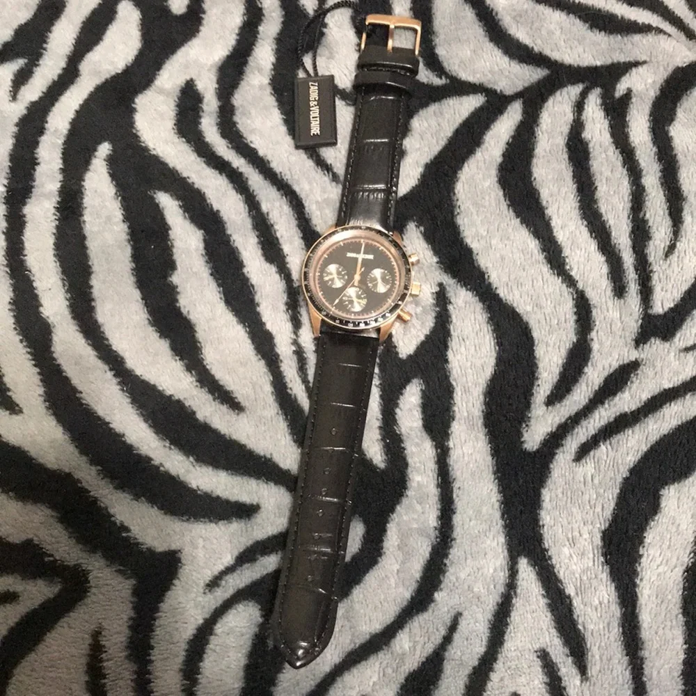Zadig & Voltaire genuine leather watch